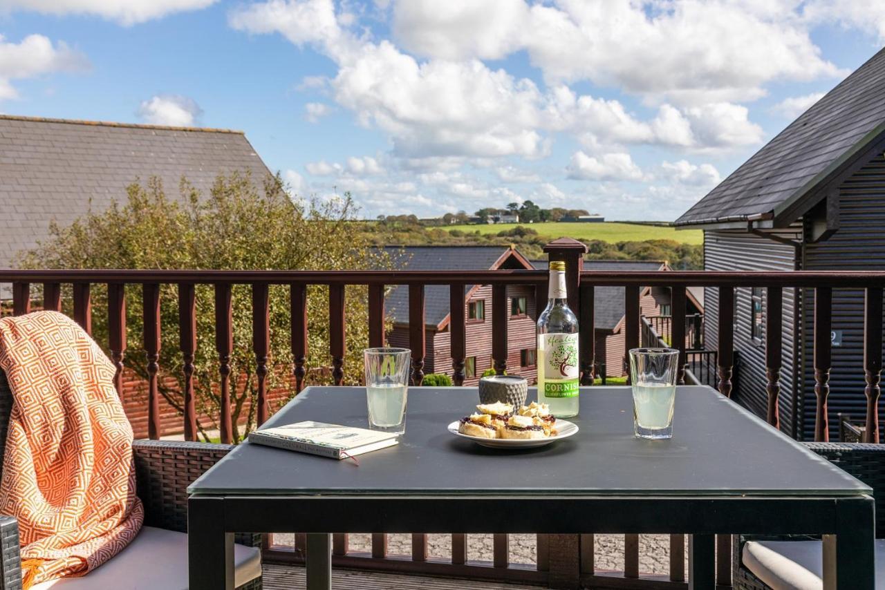 Retallack Resort & Spa Padstow Exterior photo The view from the balcony of the Old School House