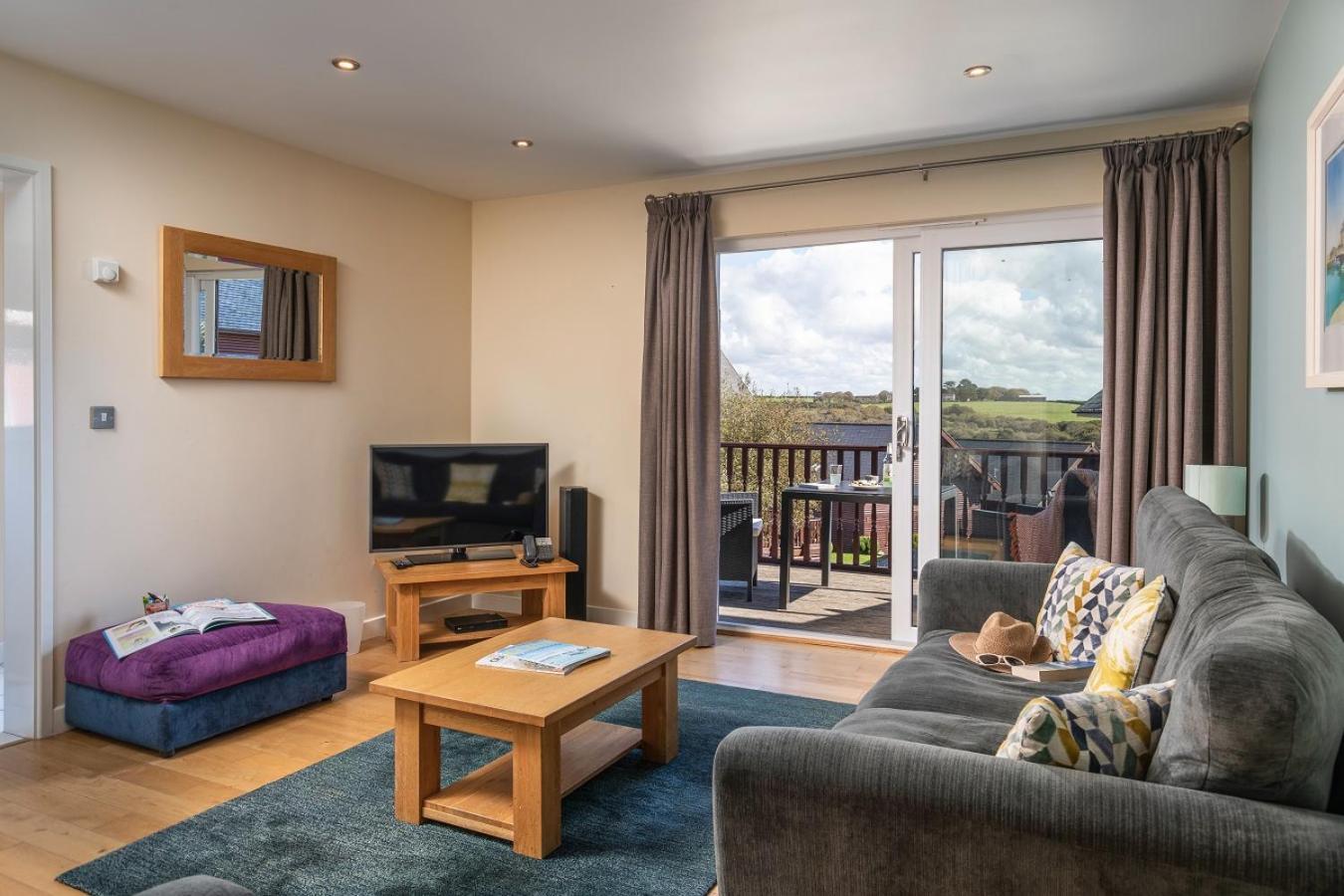 Retallack Resort & Spa Padstow Room photo A living room in a typical apartment